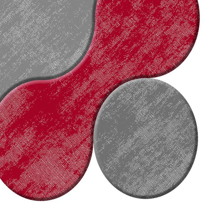 Mijölnir Juego de alfombras de baño Rojo, 2 piezas Mijölnir Juego de alfombras de baño Rojo, 2 piezas